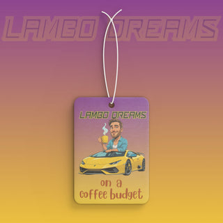 LAMBO DREAMS Car Air Freshener 1