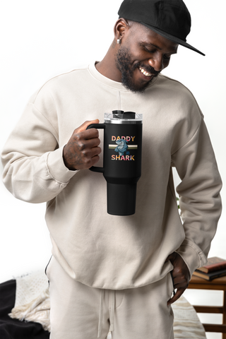 DADDY SHARK Insulated Travel Mug